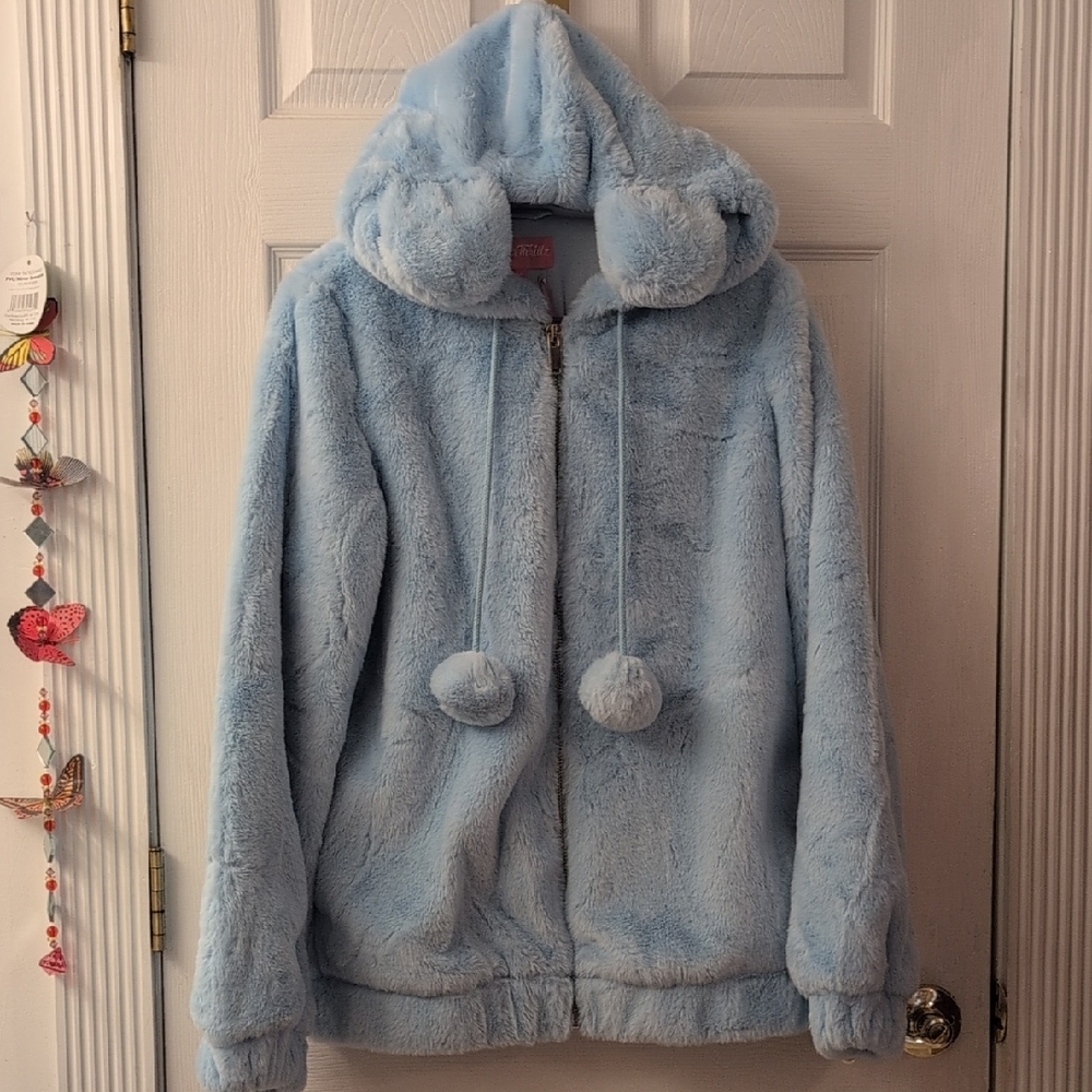 NWT 3D Ear Furry Kawaii  Coat